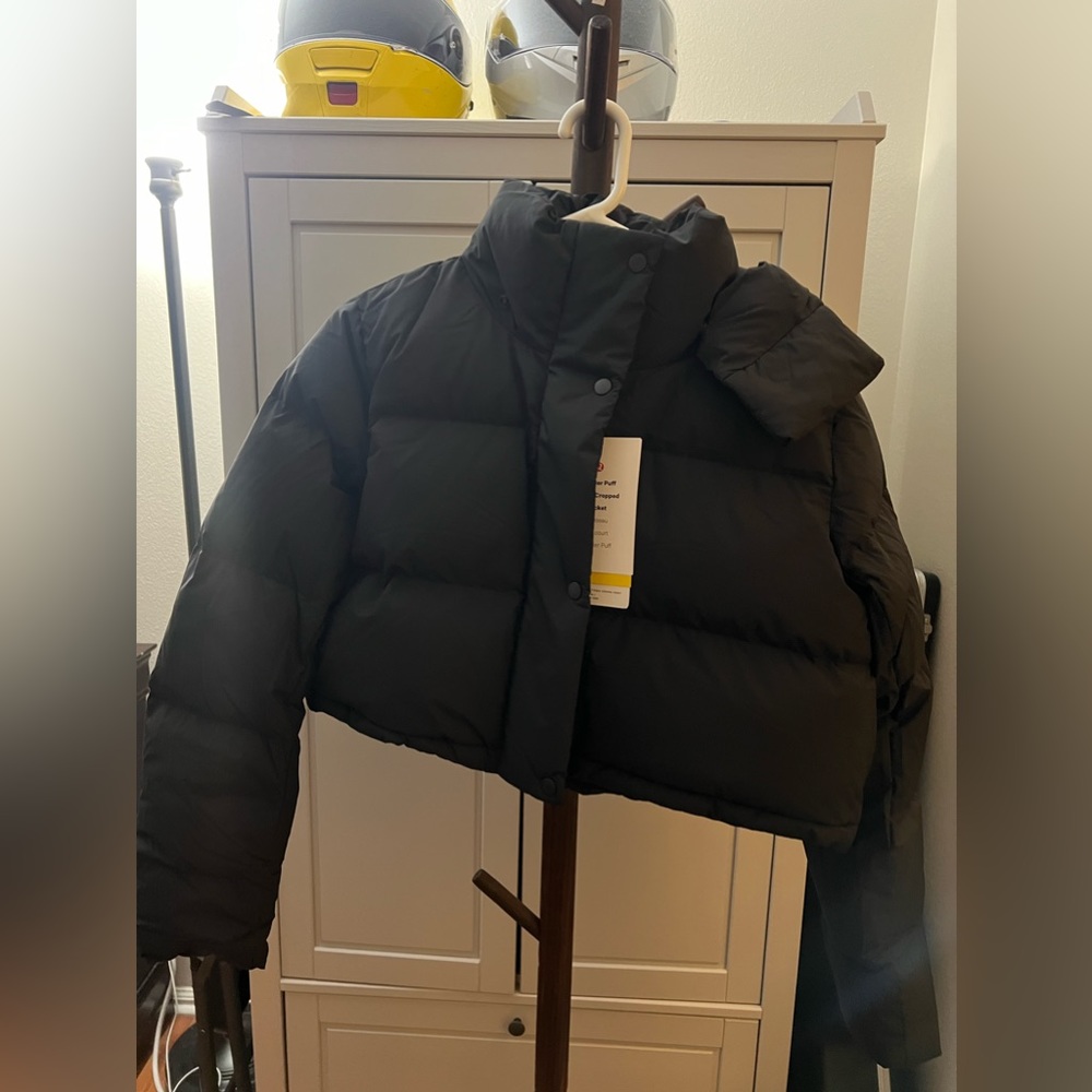 Lululemon  Wunder Puff Super-cropped Jacket Black Size 6